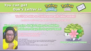 How to GET Shaymin Pokemon BDSP [upl. by Filide]