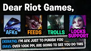 Dear Riot Games This is why people hate your game [upl. by Naic245]