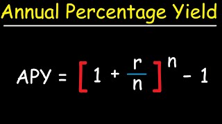 Annual Percentage Rate vs Annual Percentage Yield [upl. by Dranrev]