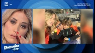 Elena Santarelli piange quotLotto per mio figlio come tante mamme guerrierequot  Domenica in [upl. by Lraep]