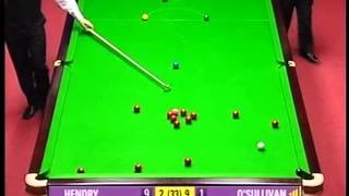 2004 World Snooker Championship SF Ronnie OSullivan vs Stephen Hendry Session 2 BBC [upl. by Adnilahs]