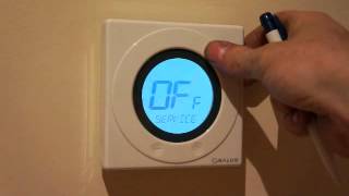 How to use the Salus  Sseries ST620RF Wireless thermostat [upl. by Niwrehs]