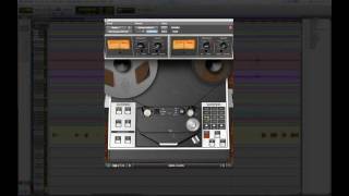 Ampex ATR102 Mastering Tape Recorder PlugIn Trailer for UAD2 [upl. by Bartolomeo443]