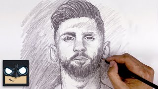 How To Draw Lionel Messi  Sketch Tutorial [upl. by Aneri]