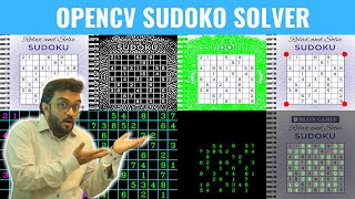 OpenCV Sudoku Solver Step by Step [upl. by Tiertza]