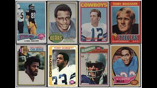 The 15 Most Valuable Football Rookie Cards of the 1970s [upl. by Conlon]