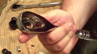 Socket wrench disassembly and cleaning [upl. by Suhpoelc]