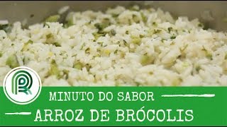 Como preparar um arroz de brócolis [upl. by Enyr]