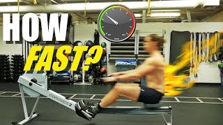 Rowing Machine How Fast Should You Row [upl. by Miahc]