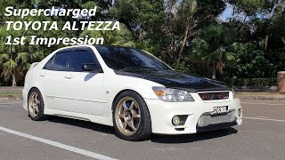 Toyota Altezza w Blitz Supercharger POV Driving Experience Feat Afiq Bazli [upl. by Alcinia390]