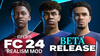 FIFERs FC24 REALISM MOD BETA REVEAL [upl. by Dugald]