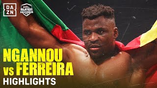 FIGHT HIGHLIGHTS  FRANCIS NGANNOU VS RENAN FERREIRA [upl. by Enner]