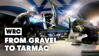 How To Change A Rally Car From Gravel Spec To Tarmac With MSport  WRC 2019 [upl. by Ailedroc]