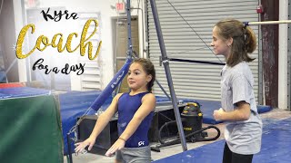 Gymnastics Coach For A Day Kyra SGG [upl. by Nawj]