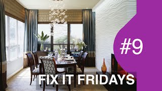 Dining Room Makeover  Interior Design  Fix It Fridays 9 [upl. by Llednek]