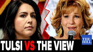 Panel Tulsi ends Joy Behar live on the View [upl. by Haleehs]