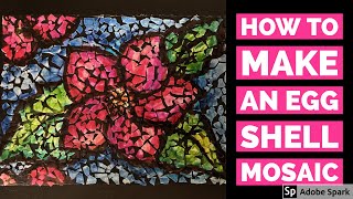 How To Make An Eggshell Mosaic Painting [upl. by Luehrmann]