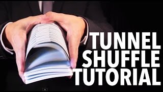 Cardistry for Beginners Shuffles  Tunnel Shuffle Tutorial [upl. by Bron]