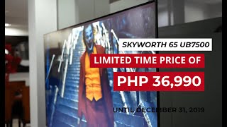 Skyworth 65UB7500 65inch 4K Google TV Review  Affordable Borderless Experience [upl. by Elram]