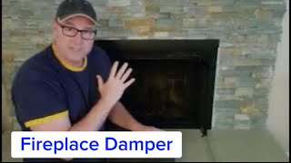 How to Open a Fireplace Damper [upl. by Schargel]