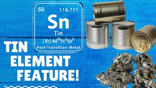 All the facts on the element TIN Sn Science rocks [upl. by Yelhak]