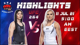 Irene Aldana vs Yana Kunitskaya  UFC 264  Women Bantamweight Bout [upl. by Sair511]