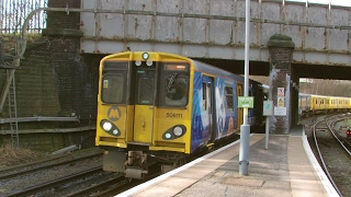 Half an Hour at 216  Birkenhead North Station 1022017  Class 507 508 terminus [upl. by Ahsekyt]