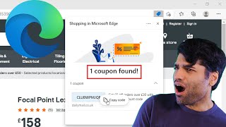 Microsoft Edge New Feature Automatic coupons and promo scan [upl. by Araz]