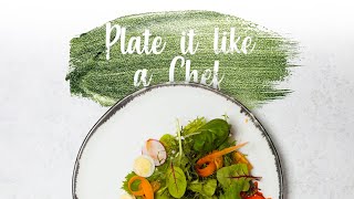 How to Plate a Salad Like a Chef  Fine Dining Lovers [upl. by Simeon983]