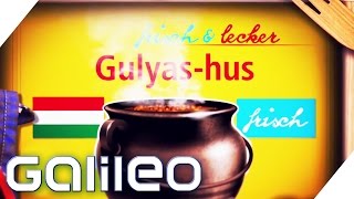 Produktion von Gulaschsuppe  Galileo  ProSieben [upl. by Bashemeth]