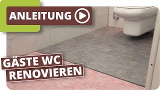 WC Renovierung mit Klick Vinyl [upl. by Christie]