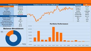 Build Your Own Stock Portfolio Tracker On Google Sheets [upl. by Gaidano]