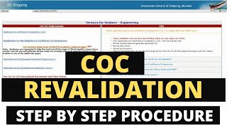 How to apply for COC Revalidation in 2020  Step by step guide [upl. by Yenolem]