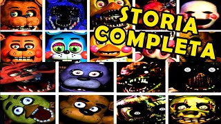 FIVE NIGHTS AT FREDDYS 1 2 3 4  LA STORIA COMPLETA [upl. by Larok]