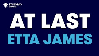 Etta James  At Last Karaoke with Lyrics [upl. by Charity]