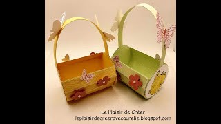 Mini Panier de Pâques TutoVidéo [upl. by Mafalda416]