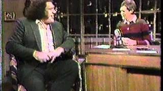 Andre the Giant on Letterman [upl. by Enywtna799]