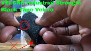 ✅ How To Use VELCRO Industrial Strength Black Tape Velcro Review [upl. by Emoraj]