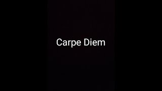 carpe diem Meaning  Phrase [upl. by Bourn]