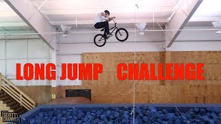 BMX LONG JUMP CHALLENGE [upl. by Ittam]