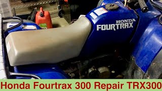 Honda Fourtrax 300 Repair TRX300 [upl. by Asirac]