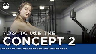 How to use Concept 2 Rowing machine [upl. by Ulani392]