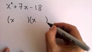 Factoring Quadratic Expressions Pt 1 [upl. by Sikata37]