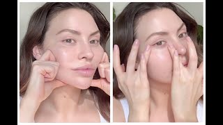 Face Sculpting Massage  Depuff Eyes amp Lift Cheekbones  MUST TRY [upl. by Alakim]