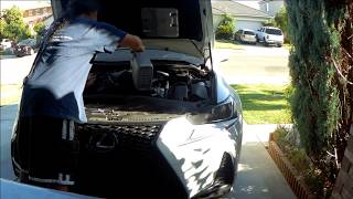 20162017 Lexus is200t Fsport Oil and Filter change oil maintenance reset [upl. by Marnie978]