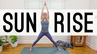 Sunrise Yoga  15Minute Morning Yoga Practice [upl. by Wiburg253]