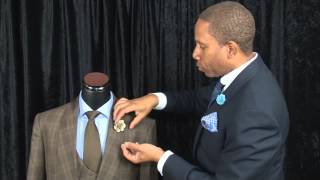 How To Wear A Lapel Flower Pin On Your Suit [upl. by Jocko]