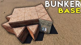 RUST BUNKER BASE  Easy MODULAR Hard to RAID [upl. by Duval163]