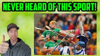 Californian Reacts to IRISH HURLING Irelands Obsession  Fastest Game on Grass [upl. by Hilten]