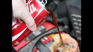 Coke vs Battery Terminal Corrosion  Auto Repair on a Budget [upl. by Rubina842]